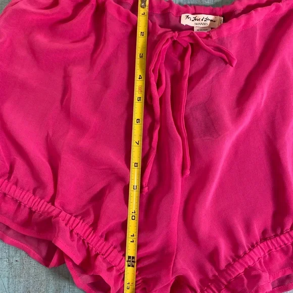 For Love and Lemons Lara Pink Sheer Skivvies Set (M) - Picture 9 of 12